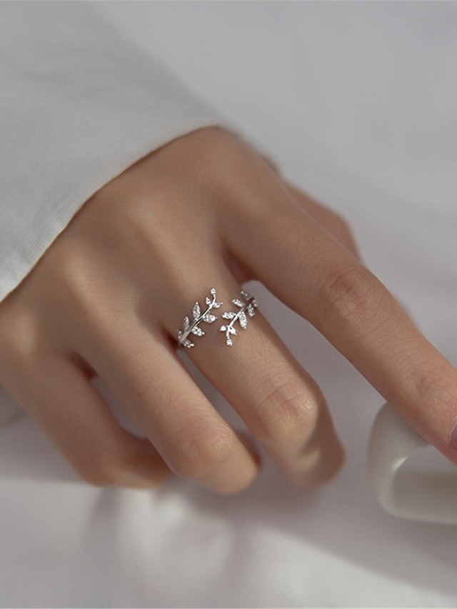 Women's Rings Fashion Outdoor Leaf Ring
